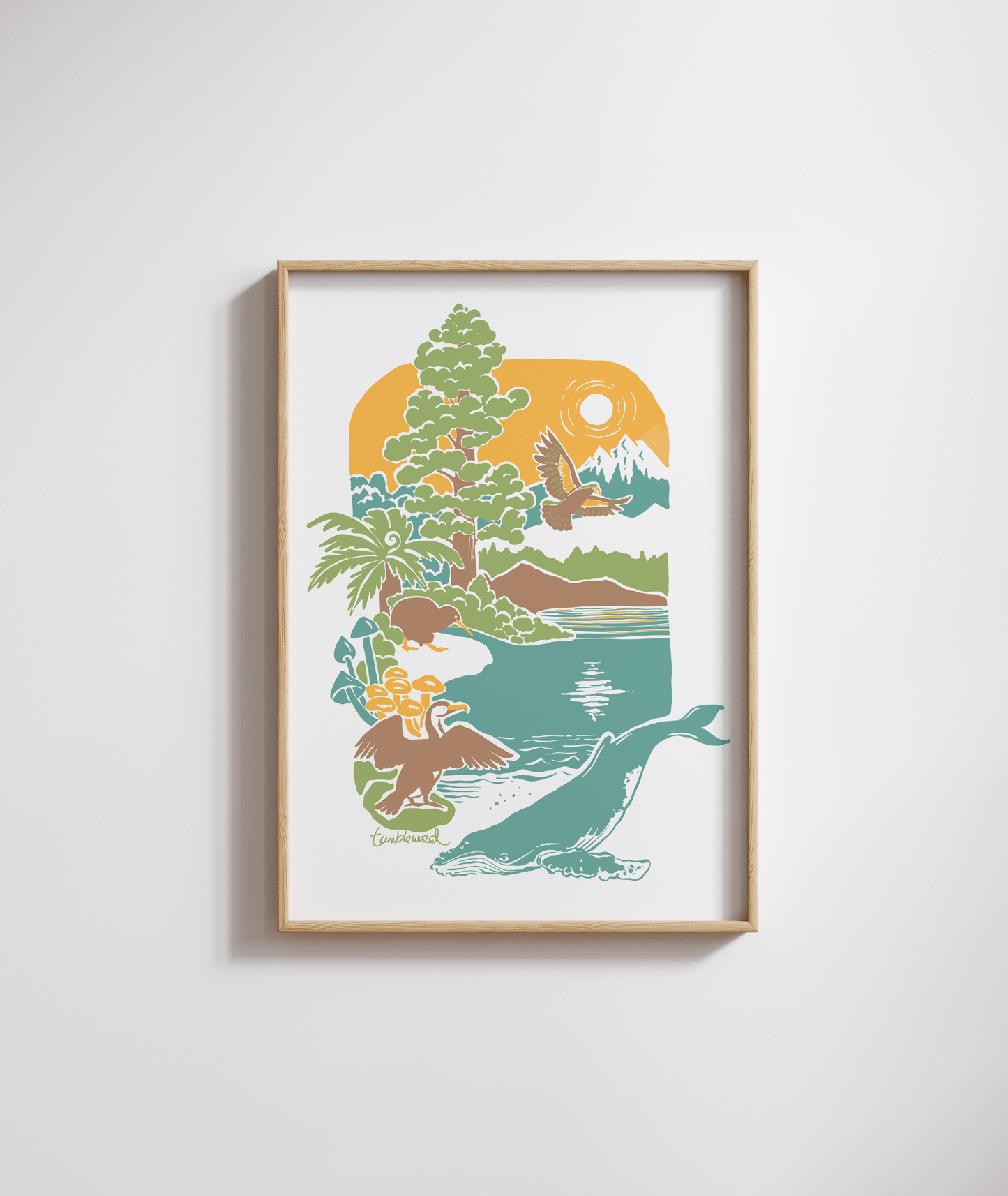Biodiversi-tee Colour Art Print