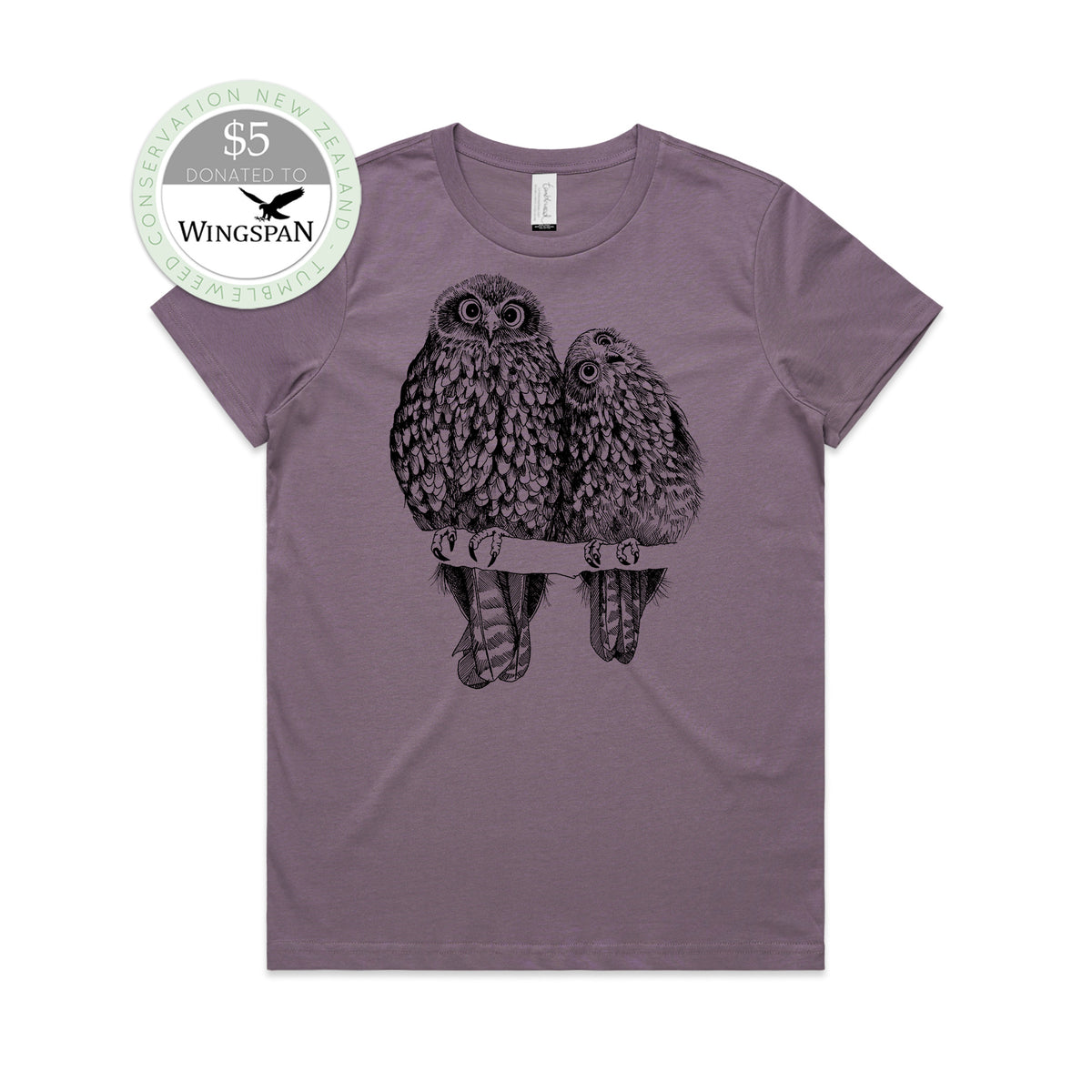 Morepork/Ruru T-shirt