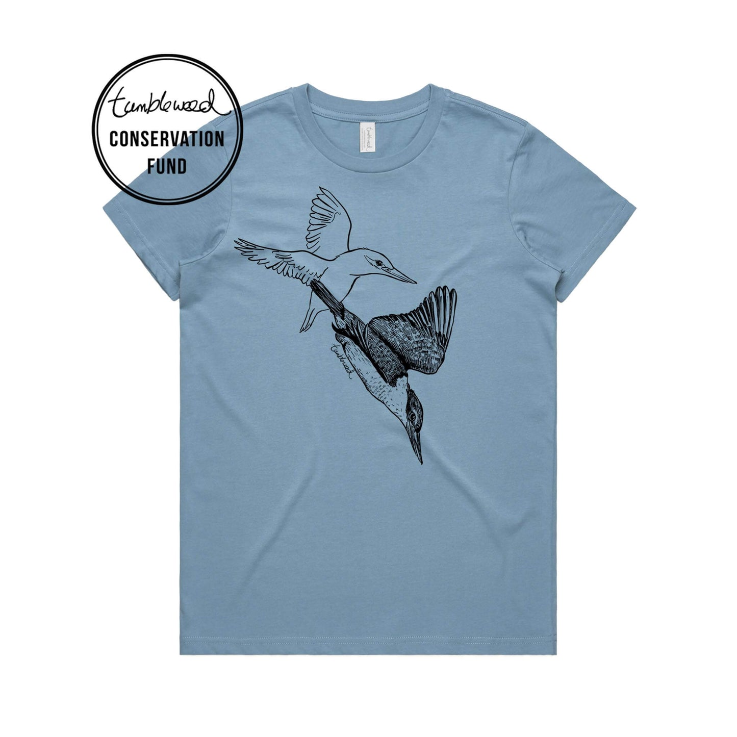 Kōtare/kingfisher T-shirt