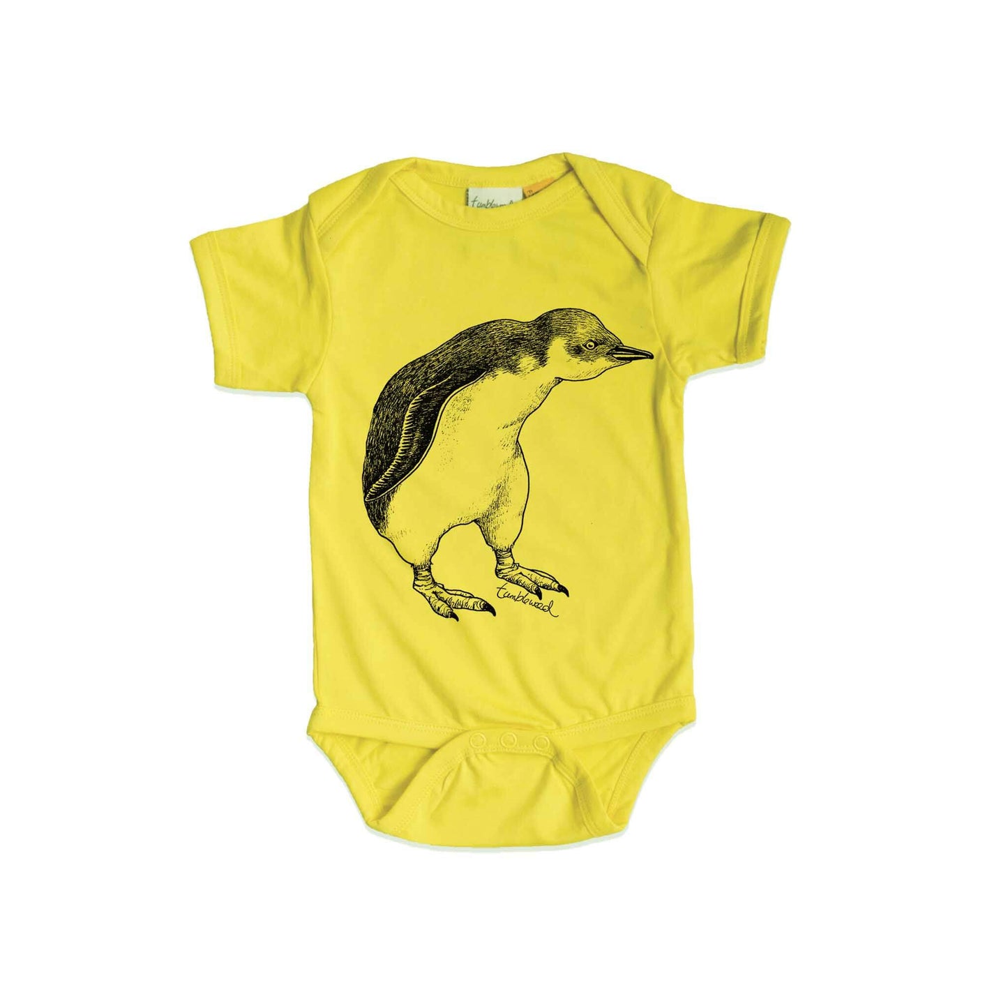 Kororā/Little Penguin Organic Cotton Baby Onesie