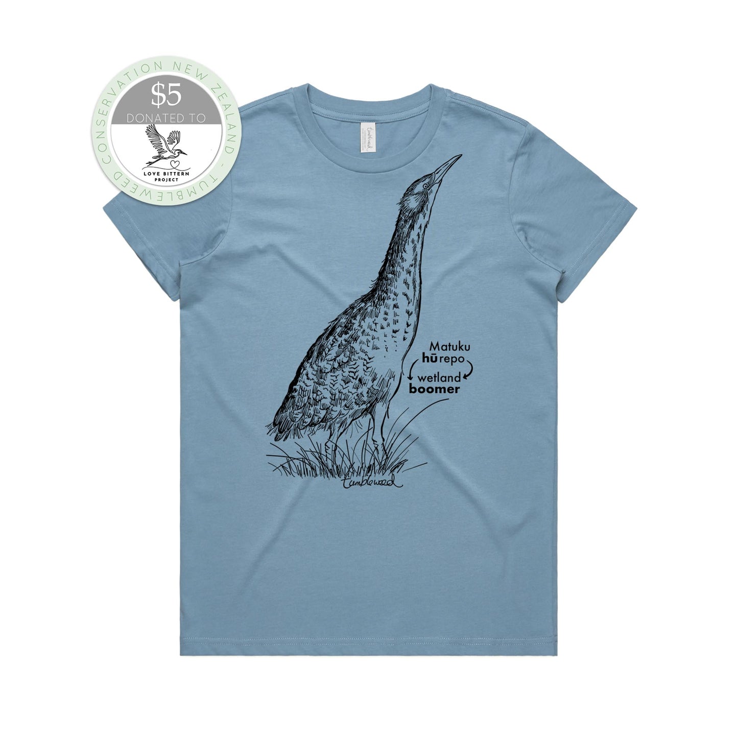 Matuku-hūrepo/bittern T-shirt