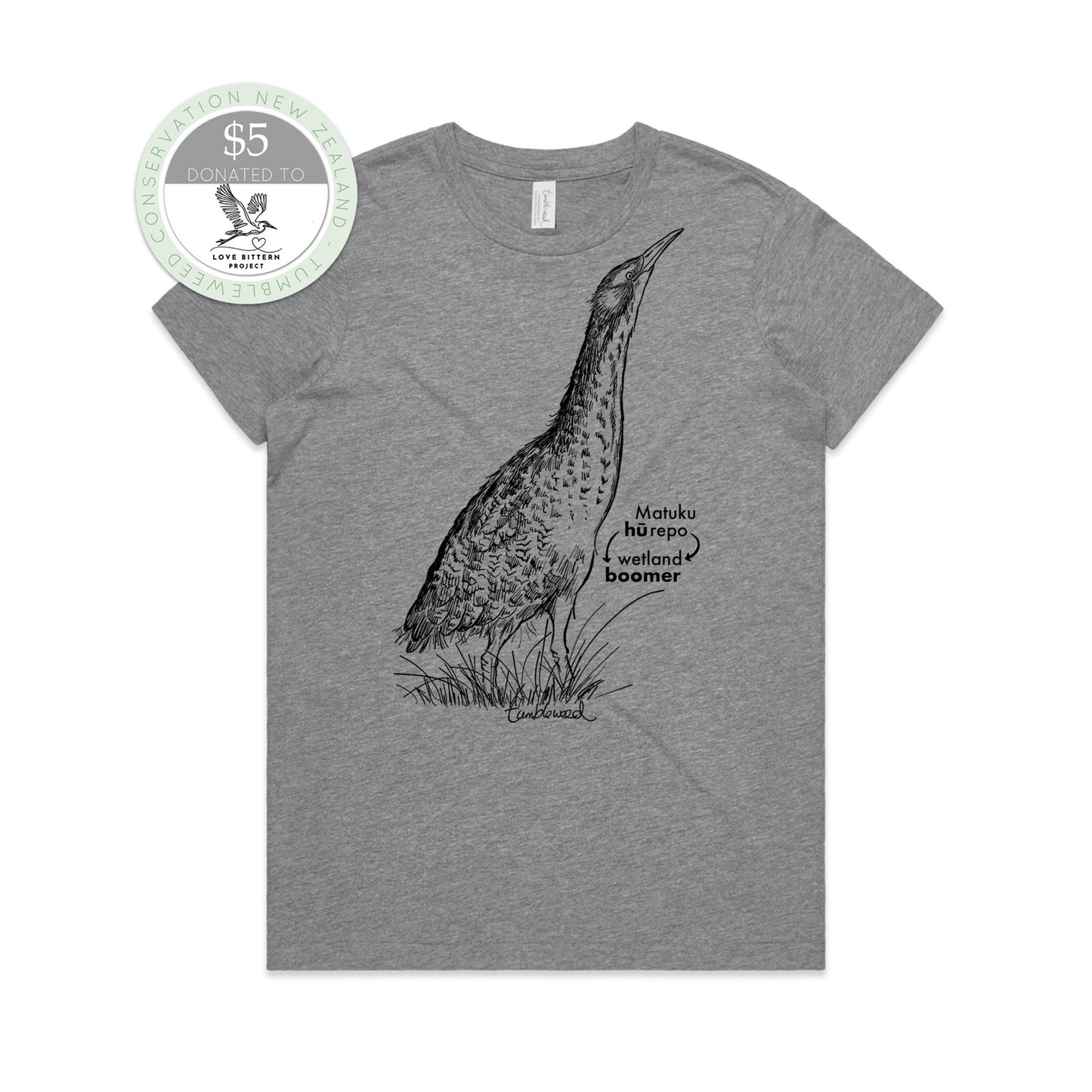 Matuku-hūrepo/bittern T-shirt