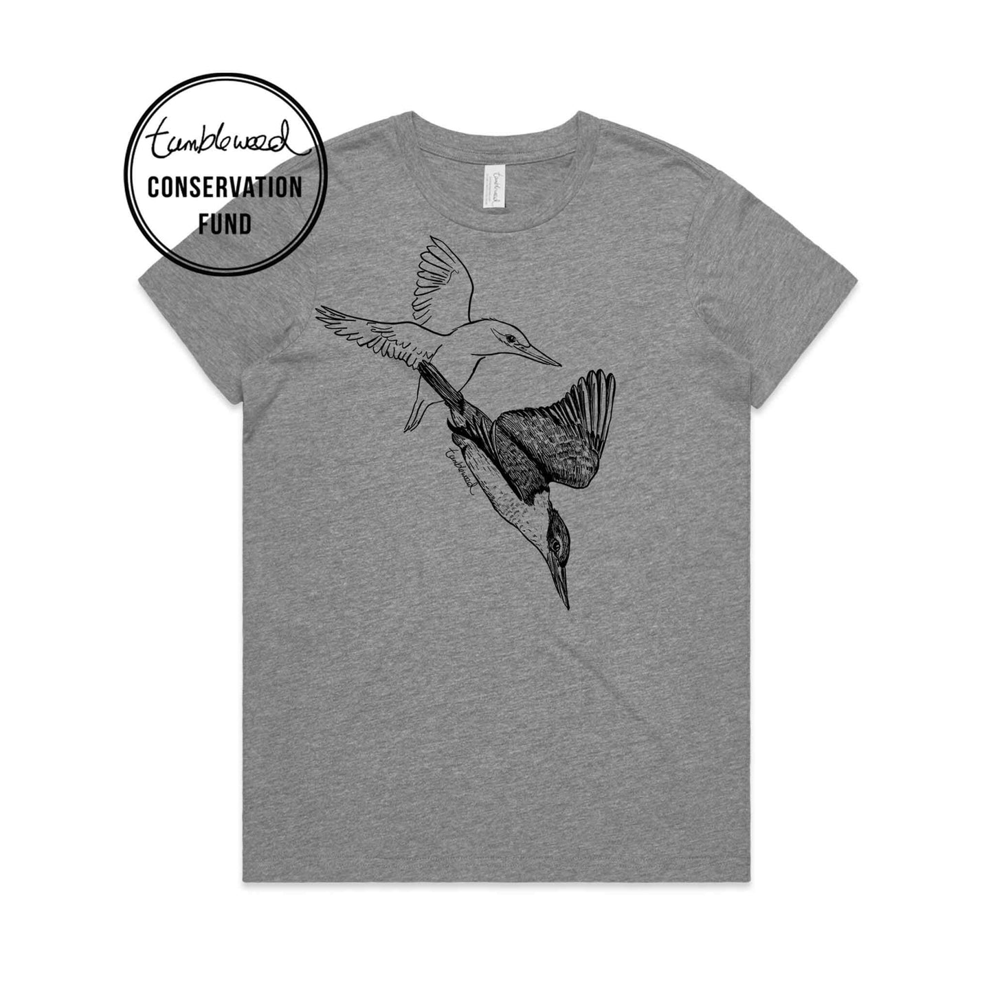 Kōtare/kingfisher T-shirt