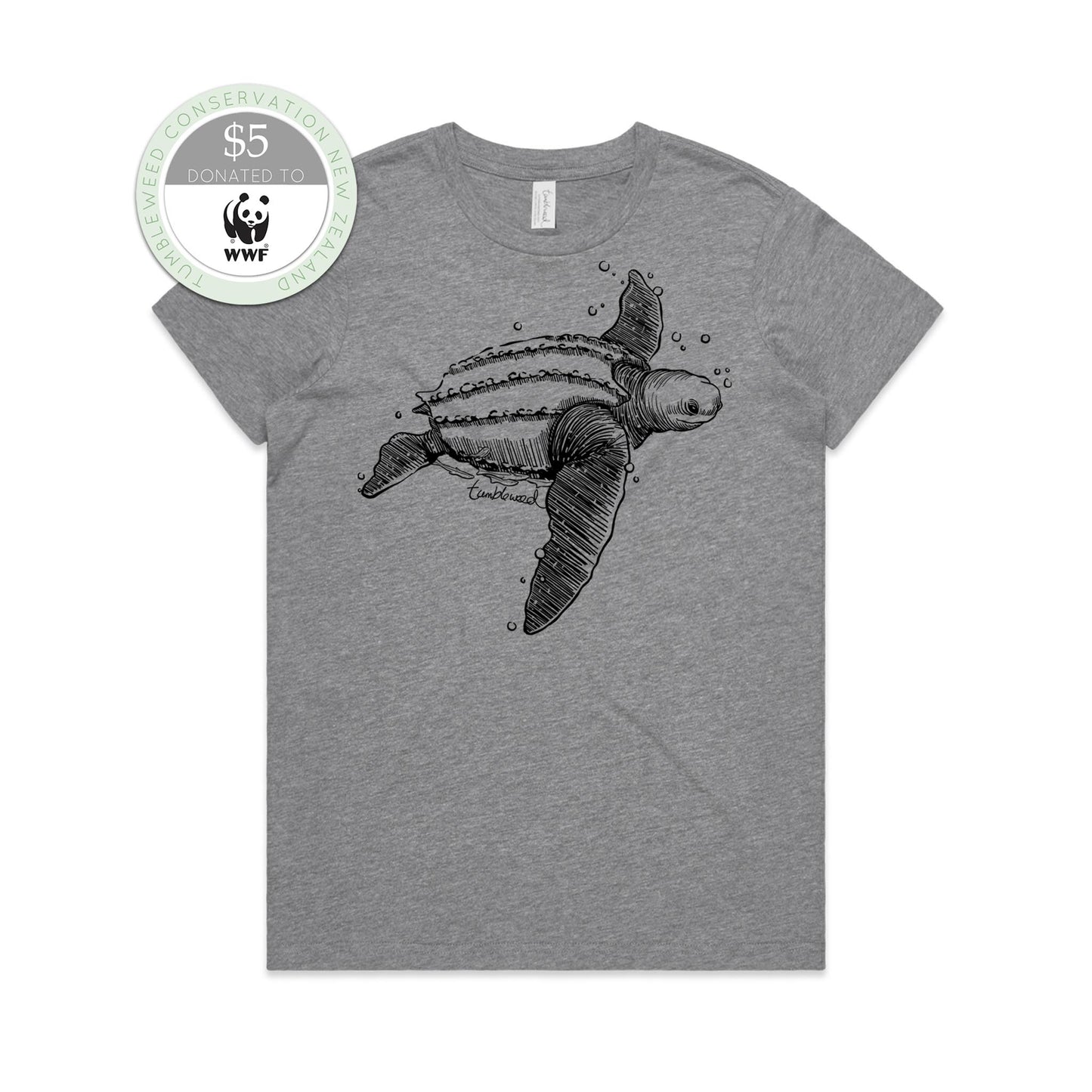 Honu/leatherback sea turtle T-shirt