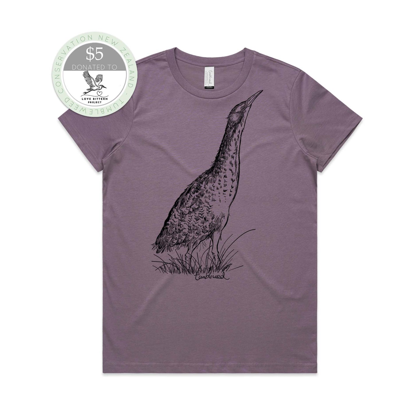 Matuku-hūrepo/bittern T-shirt