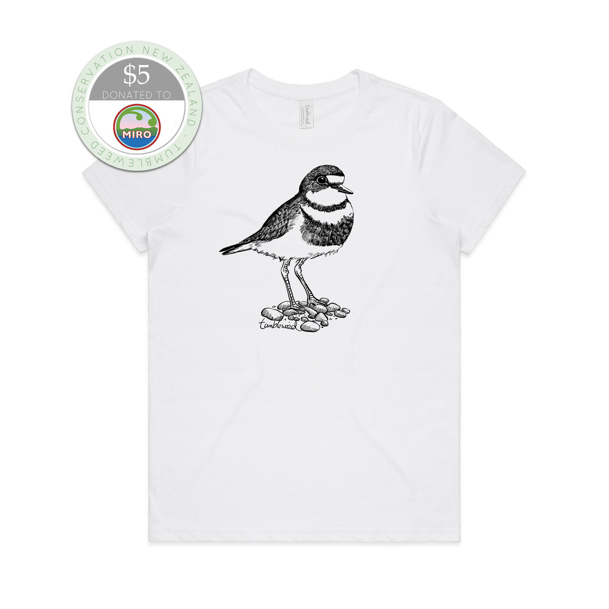 Pohowera | Banded dotterel T-shirt