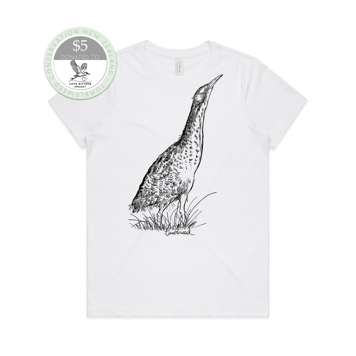 Matuku-hūrepo/bittern T-shirt