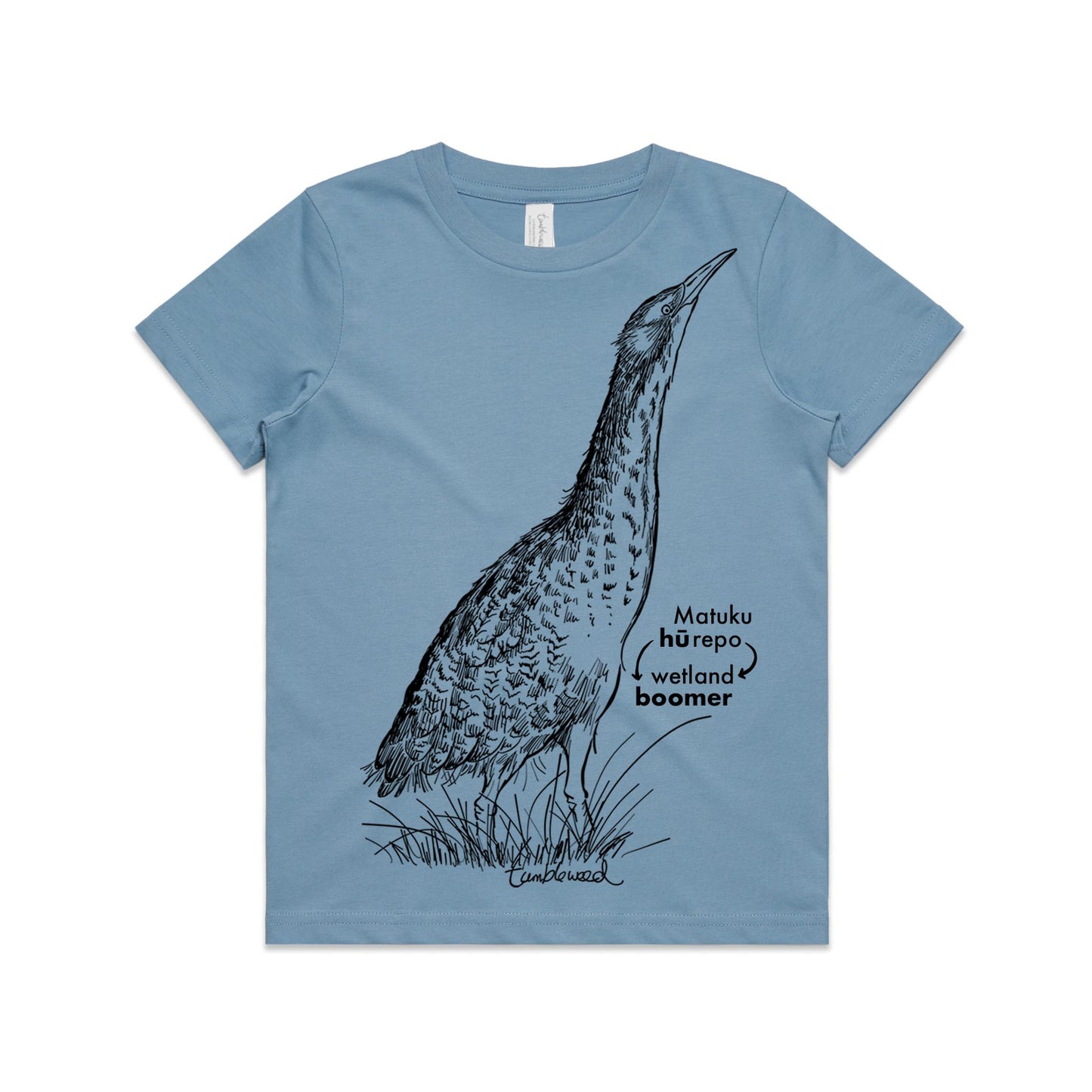 Matuku-hūrepo/bittern Kids' T-shirt