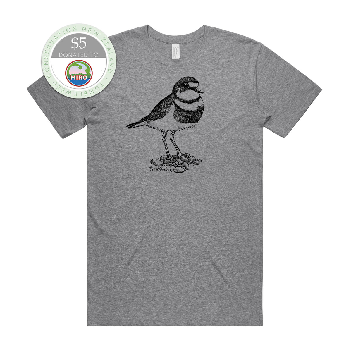 Pohowera | Banded dotterel T-shirt