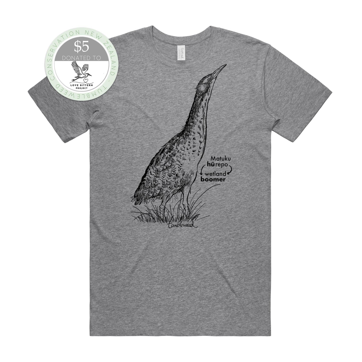 Matuku-hūrepo/bittern T-shirt