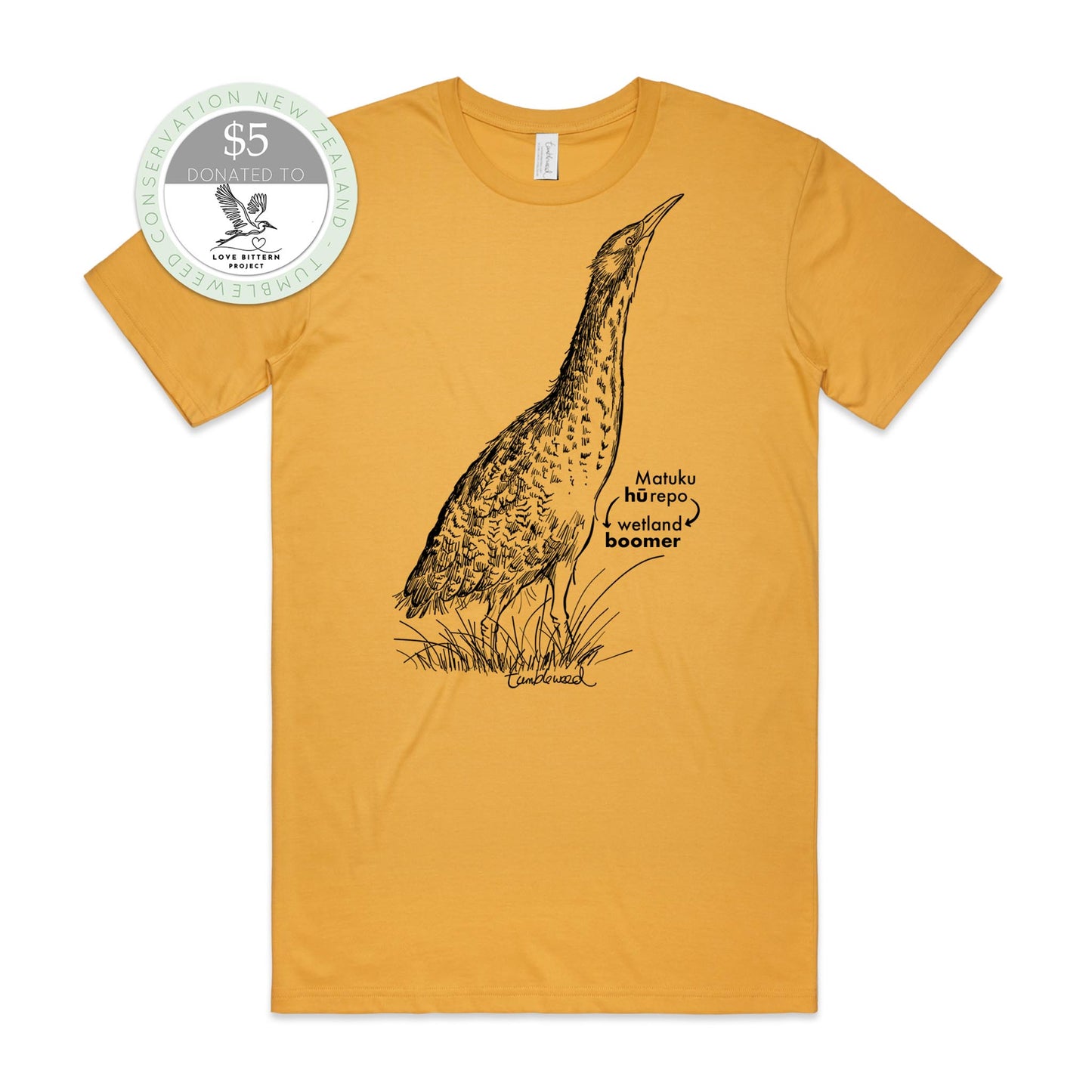 Matuku-hūrepo/bittern T-shirt