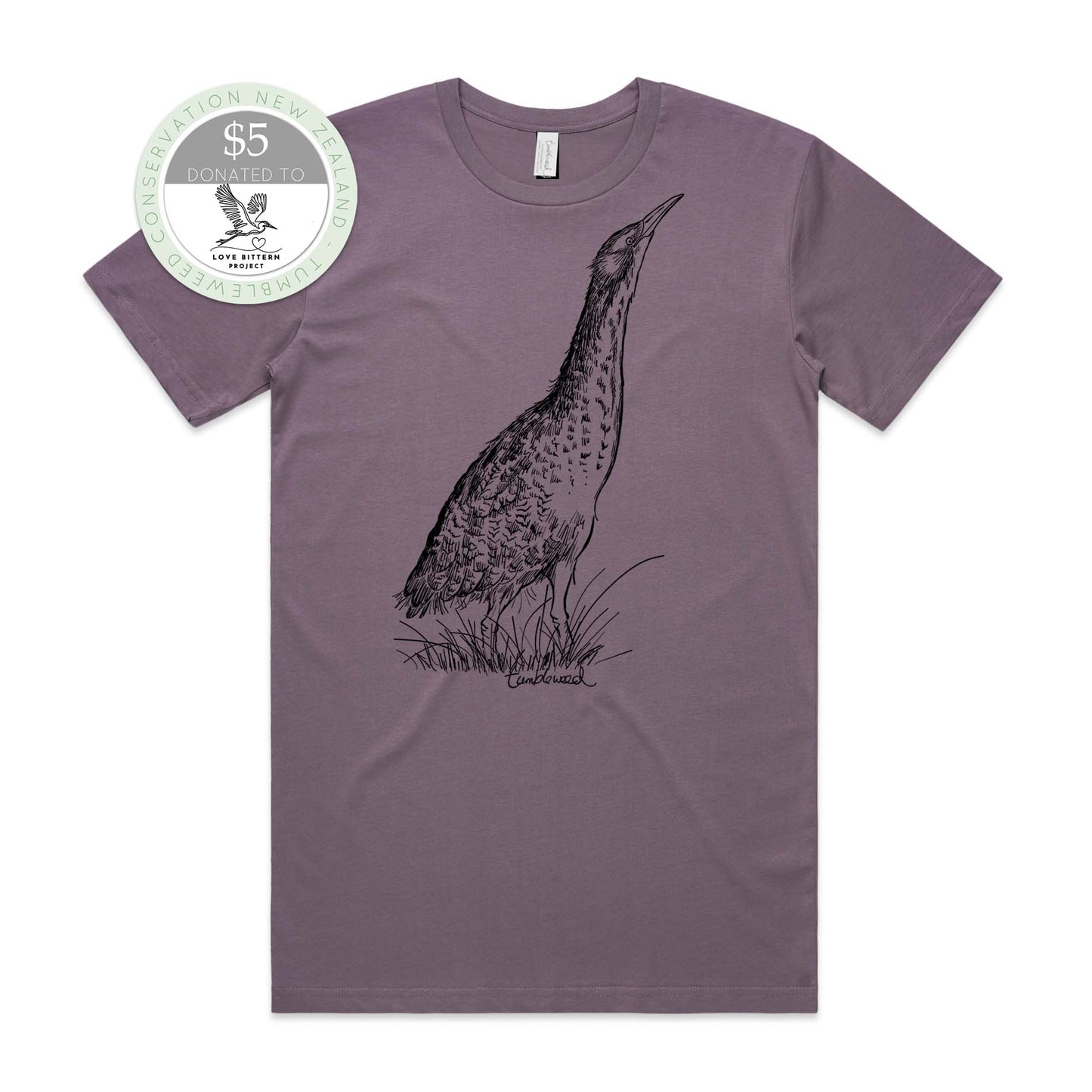 Matuku-hūrepo/bittern T-shirt