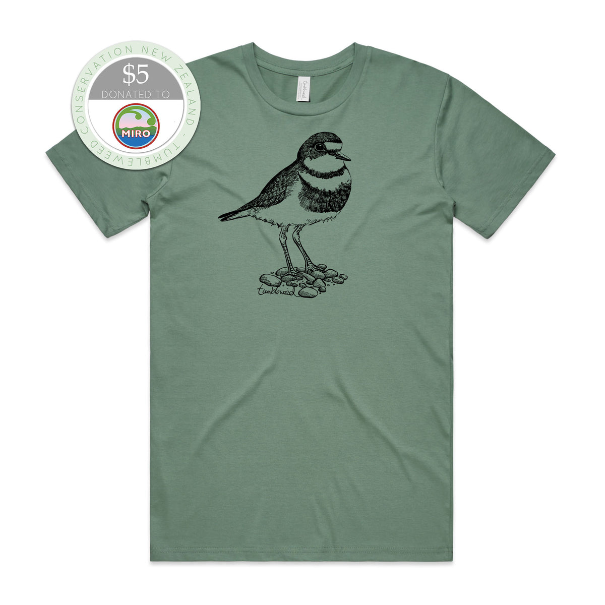 Pohowera | Banded dotterel T-shirt