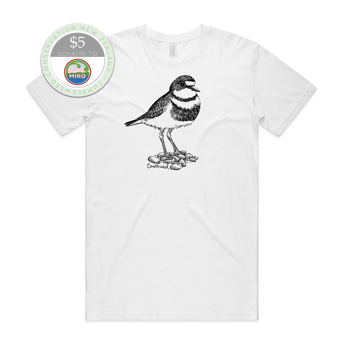 Pohowera | Banded dotterel T-shirt