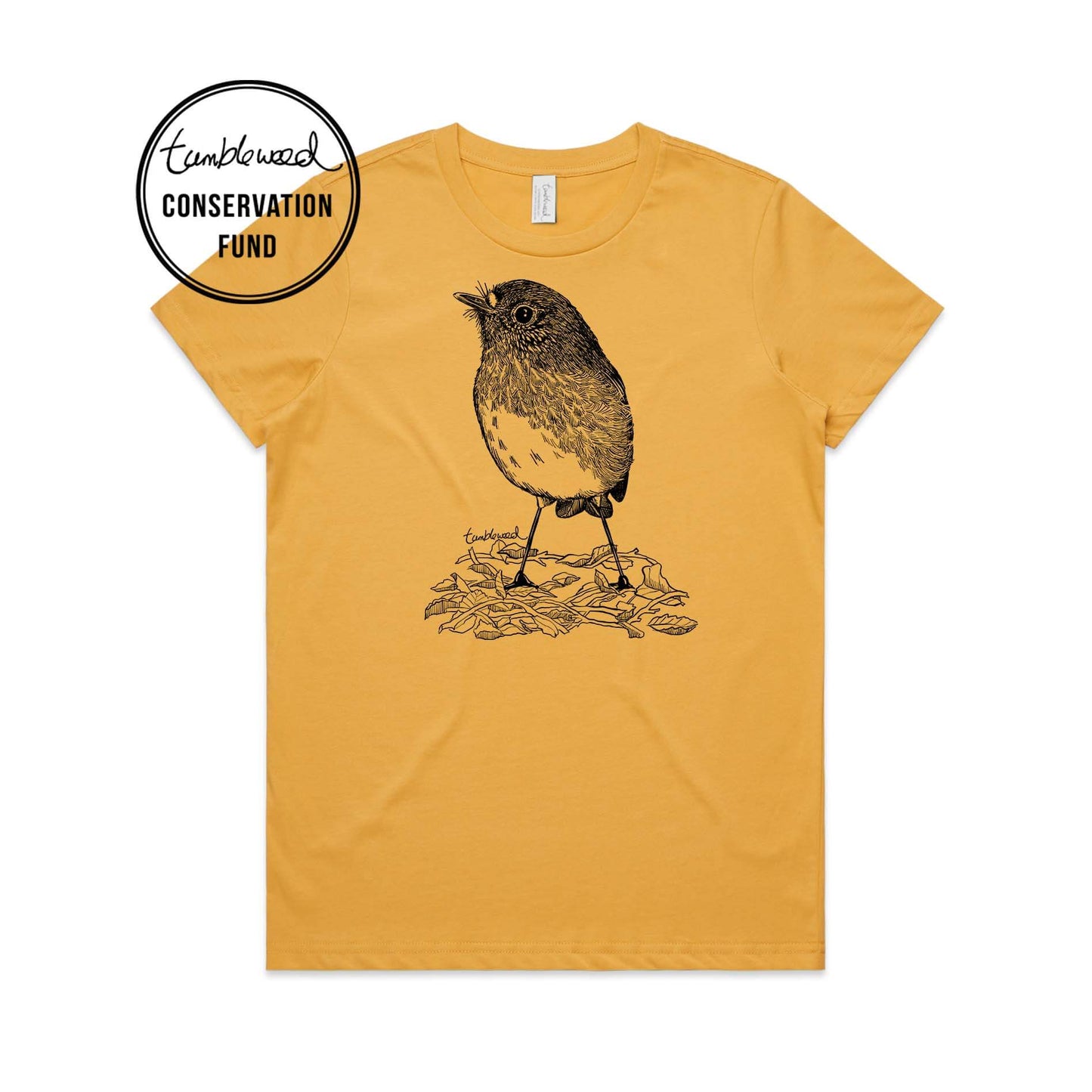 North Island Robin/toutouwai T-shirt